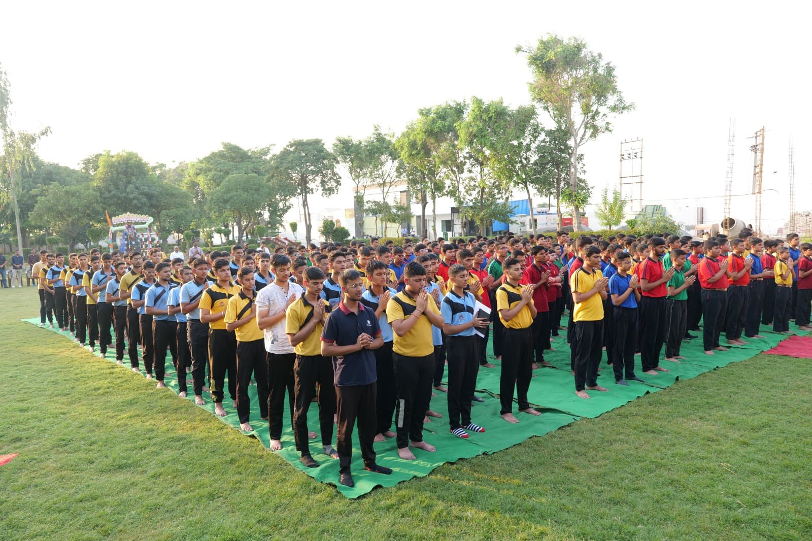 Sports ground at Karnal International School